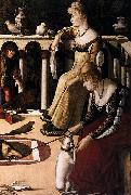 Two Venetian Ladies Vittore Carpaccio